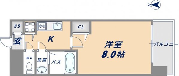 メゾン・ド・ヴィレ深江の物件間取画像